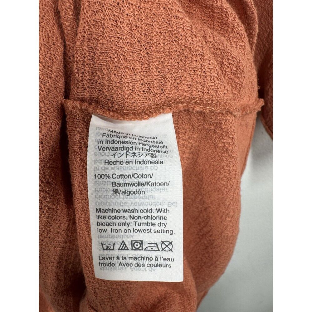 Madewell Women's Orange Tiered Sleeve Blouse L7353- L – Stylish & Comfortable - Picture 8 of 12